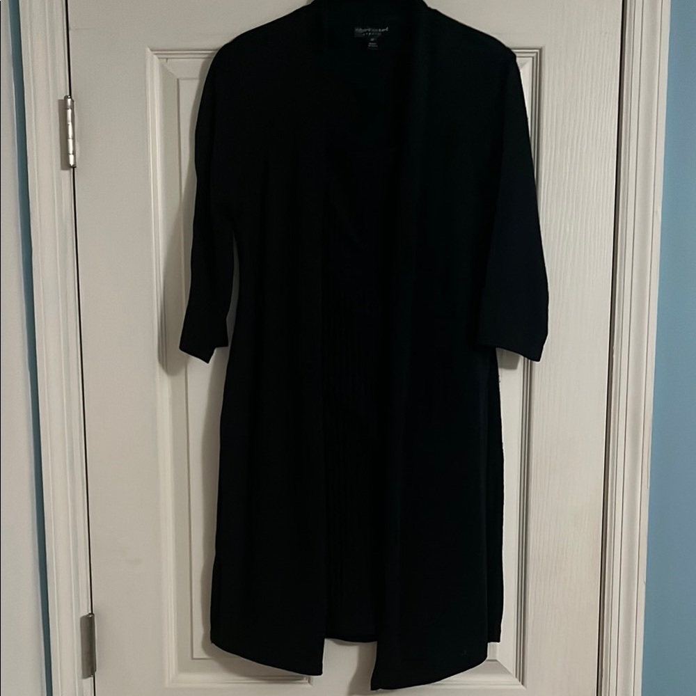 Vintage Connected Apparel 4P Navy workwear/formal three quarter sleeves dress